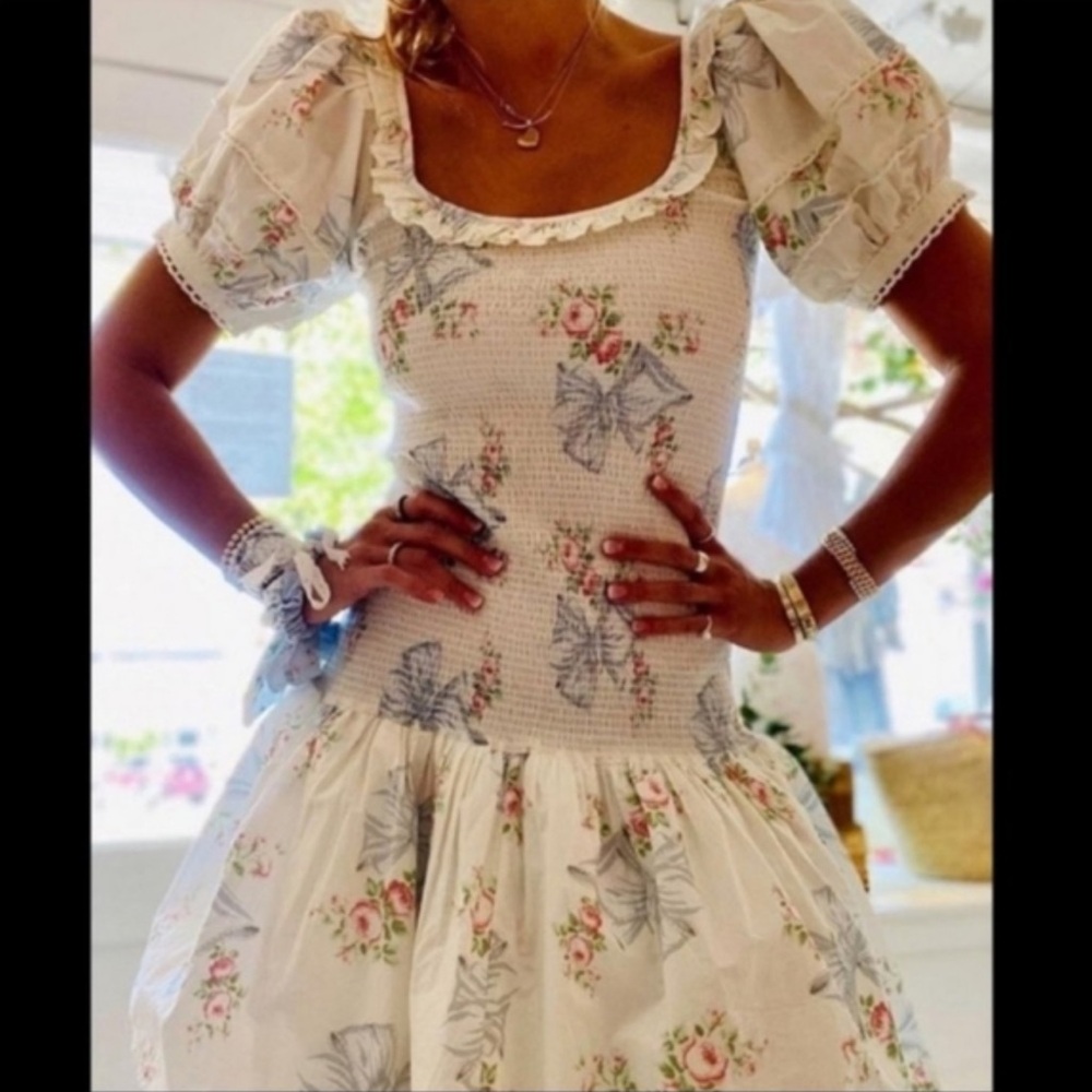 LoveShackFancy Keaton smocked dress RARE!!!!!